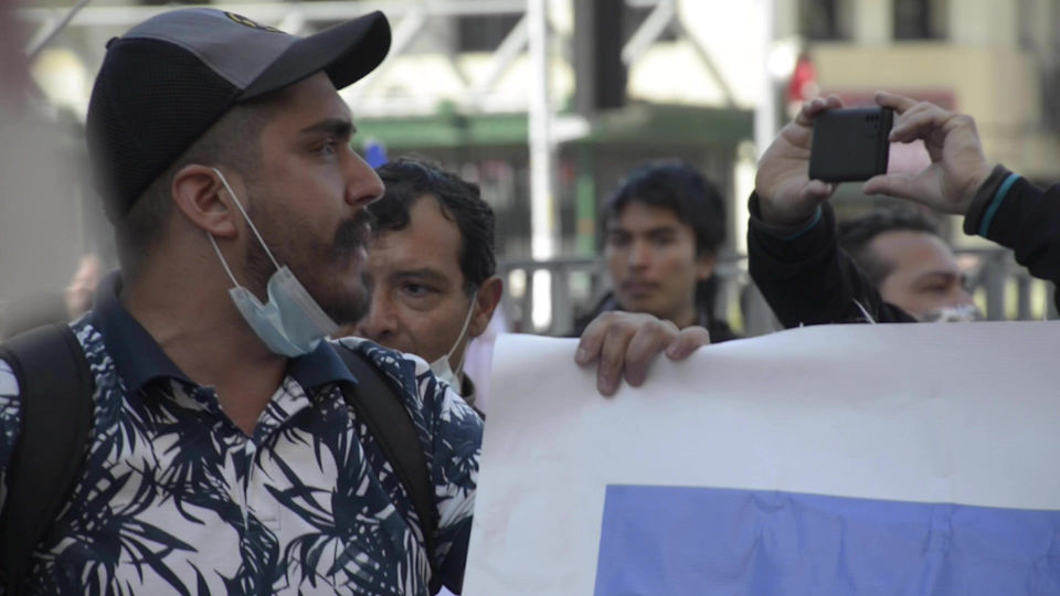 Demonstration against "Illegal" migration